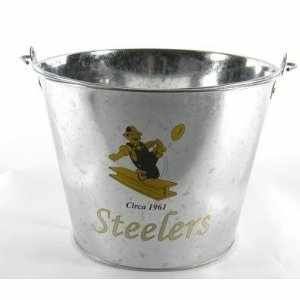 Pittsburgh Steelers Vintage Metal Beer Bucket (Holds 8