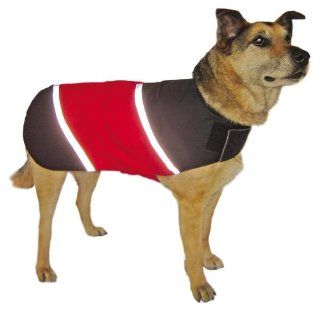 Dog Coat   XLarge (For Dogs 70 90 lbs) Black/Red
