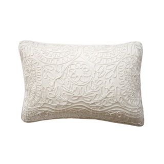 Rose Tree Embroidered Scroll Decorative Pillows (Set of 2)