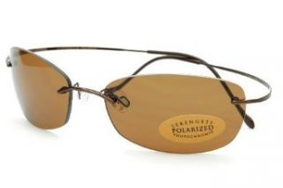 Stratus Titanium Sunglasses   FrameHenna LensPolarMax