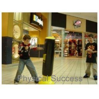 Kids punching bag with the Inflatable Punching Bag DVD