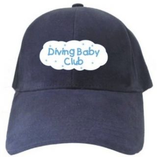 Diving BABY CLUB Navy Blue Baseball Cap Unisex Clothing