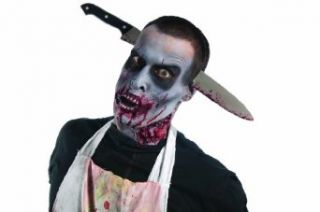 Rubies Costume Zombie Shop Kitchen Knife Thru Head