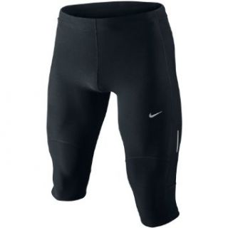 Nike Dri Fit Tech Capri Running Tights   XX Large   Black