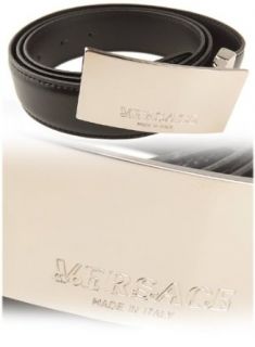 Versace Collection Signature Leather Belt (105 / 42, Black