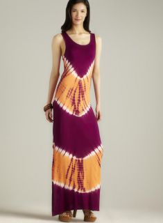 Romeo & Juliet Couture Tie Dye Printed Scoop Neck Maxi Dress Today $