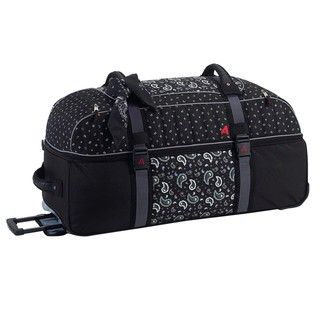Athalon Bandana Black 34 inch Double Decker Wheeled Duffel Bag
