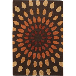 Hand tufted Mandara New Zealand Wool Rug (79 x 106)