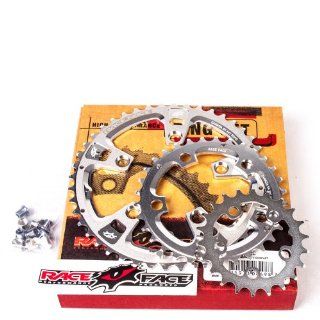 Race Face Race Chainring Compact, 94mm, 22/32/44T, Silver