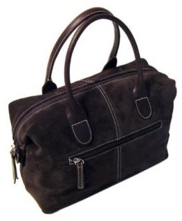 Floto Chiara Brown Leather & Suede Handbag purse Clothing