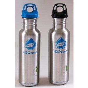 Two 27 oz 18/8 H20zone Stainless Steel Water Bottles