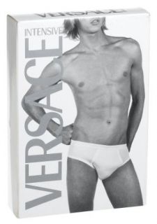 Versace Mens Intensive Brief,White,Large Clothing