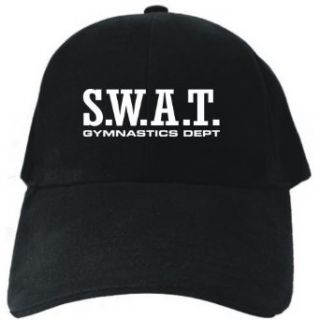SWAT Gymnastics DEPT Black Baseball Cap Unisex Clothing