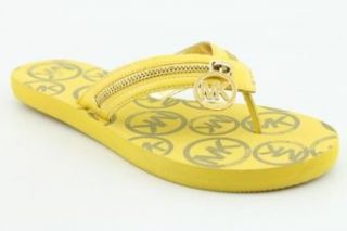 Kors Stockton Flip Flop Womens SZ 6 Yellow Open Toe Shoes Clothing