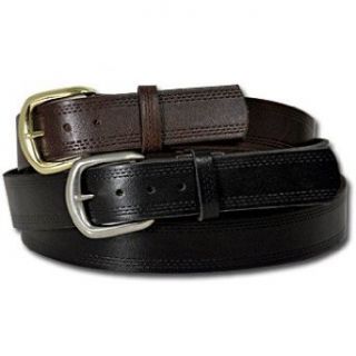Triple Stitch Genuine Leather Work Belt   MADE IN USA