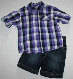 Kenneth Cole Reaction Baby Boys Shirt and Jean Set (18