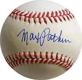 Max Patkin Autographed Baseball (JSA)   Autographed