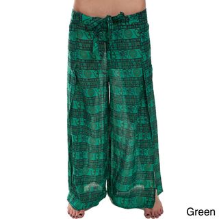 Om Design Cotton Side Slit Pants (Nepal)
