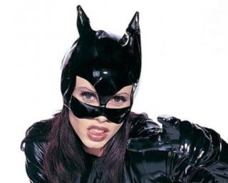 Adult Catwoman Vinyl Costume Mask Clothing