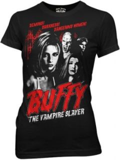 Buffy The Vampire Slayer Juniors T shirt   Retro Style
