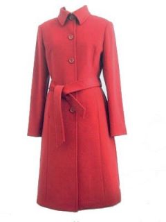 Womens Kneelength Cashmere Blend Overcoat Clothing