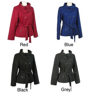 Cecil Gee Womens Double breasted Wool Blend Jacket