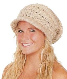 Womens Winter Hat   Slouchy Beanie Beret in Chunky Knit