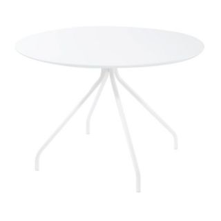 Table repas ronde blanche 110 cm Léa IdClik   Achat / Vente TABLE DE