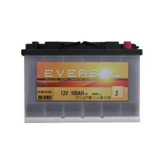 Batterie à décharge lente Eversol M11D105   Achat / Vente CHARGEUR
