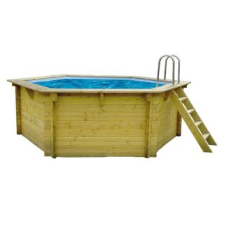 AQUALUX kit piscine BILBAO hexagonale 4.22 m x 1.2   Achat / Vente KIT