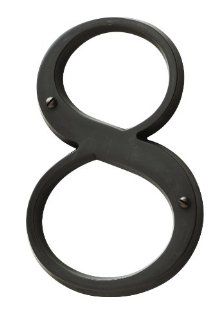 Baldwin 90678.102 House Number 8, Oil Rubbed Bronze  