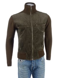 52 Mens Corduroy Sweater Jacket
