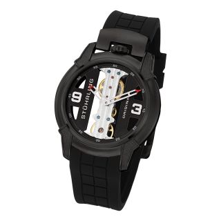 Skeleton Mechanical Rubber Strap Watch Today $119.95