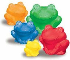 com Frank Schaffer Funtastic Small Frogs Counters   108 Toys & Games