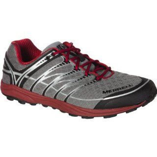 Merrell Mix Master Trail Running Shoe   Mens Gray/Scarlet, 8.5 Shoes