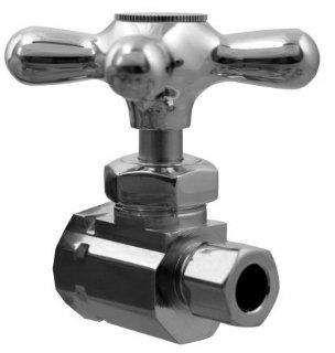 Westbrass D107X 54 Straight Stop with .5 in. IPS Inlet and