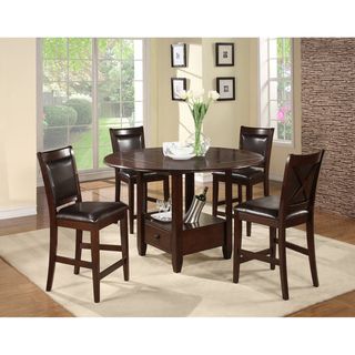 American Lifestyles Monroe Espresso Counter Height Chairs (Set of 2