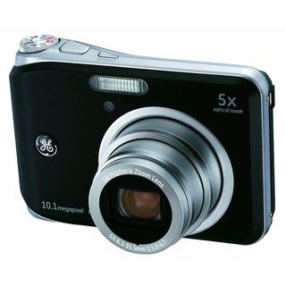 GE A1050 BK 10MP 5X Optical Zoom 2.5 inch LCD Digital Camera