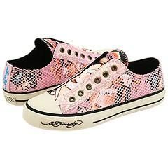Ed Hardy Glitter Cage Light Pink Shoes