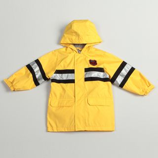 Carters Boys Yellow Fireman Rain Jacket