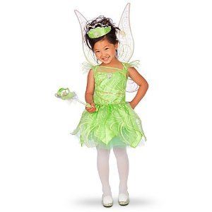 Disney Tinkerbell Fairy costume Medium M [ 7 / 8 ] Glows
