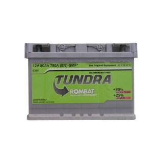 Batterie auto Tundra L3D80   12V   80AH 750A   Bac L3D   (+) à droite