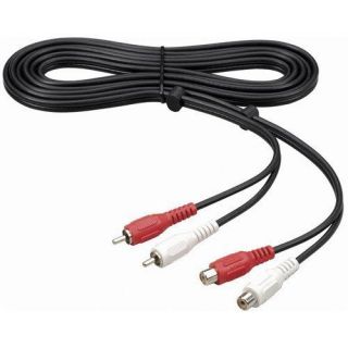 Thomson   KCA132   Câble RCA stéréo 2M/2F   10 m     2 mâles   2