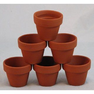 10   2.5 x 2.25 Clay Pots   Great for Plants and Crafts