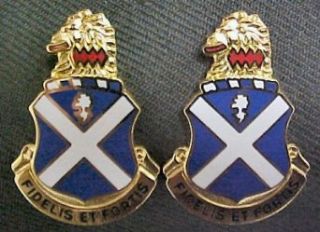113th Infantry Distinctive Unit Insignia   Pair Clothing