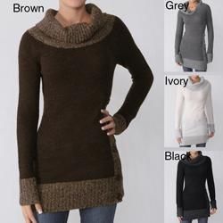 Ci Sono by Adi Juniors Marilyn Neck Tunic Sweater