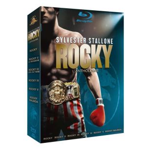 Coffret anthologie Rocky en BLU RAY FILM pas cher