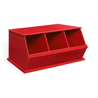 Three Bin Stackable Storage Cubby in Red Today $69.99 3.2 (4 reviews