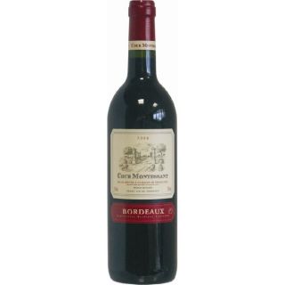 rouge de Bordeaux Cour Montessant 75cl (aoc)   Achat / Vente VIN ROUGE
