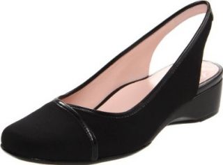 Taryn Rose Womens Kahlia Flat,Black,9.5 M US Shoes